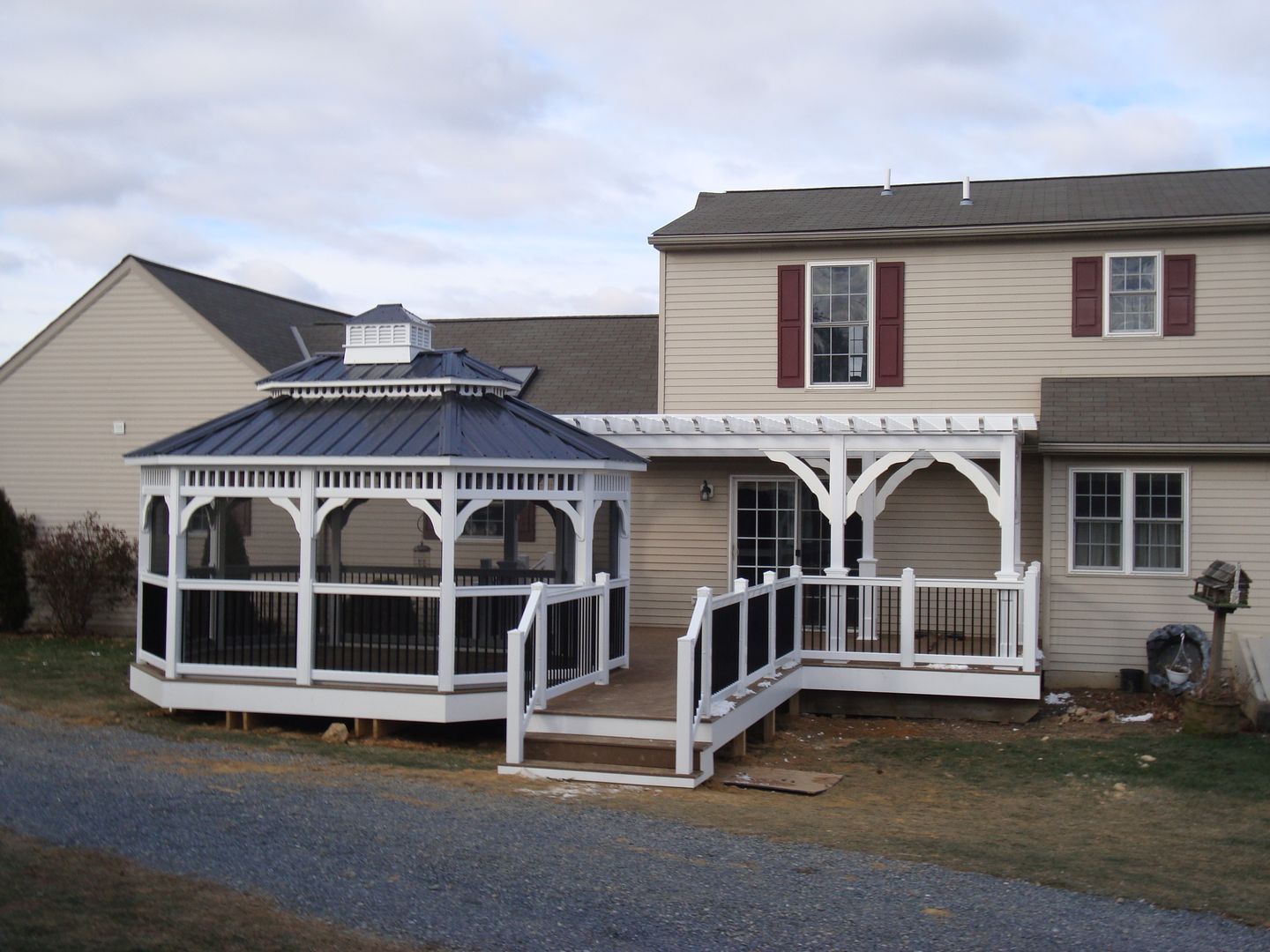 vinyl oval gazebo